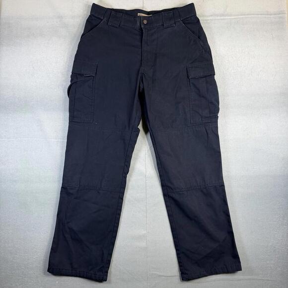 5.11 Tactical Other - 511 Tactical Cargo Pants Mens Large (36-38) Navy TDU Canvas Ripstop Adjustable